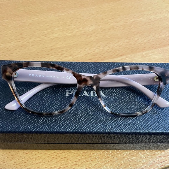 Prada Women's Glasses in Pink/Tortoise - Picture 3 of 10